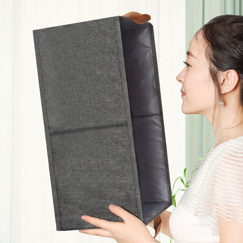 Popular Wholesale Underwear Socks Storage Organizer Closet Drawer Grey Foldable Clothing Closet Organizer Pants Box