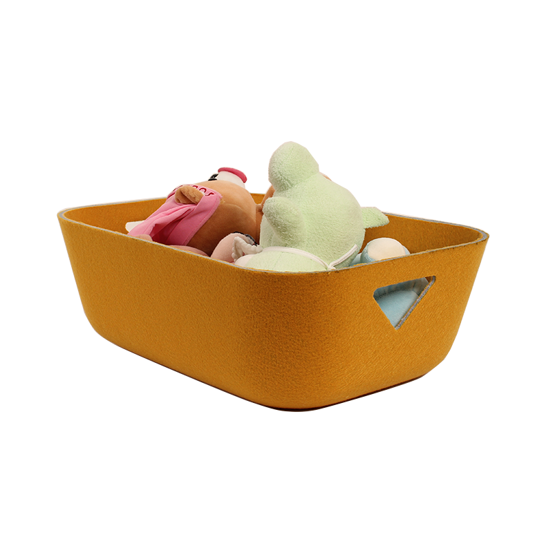 High Quality Professional Design Household Non woven Fabric Small Felt Basket Storage Boxes & Bins Drawer Organizers for Home