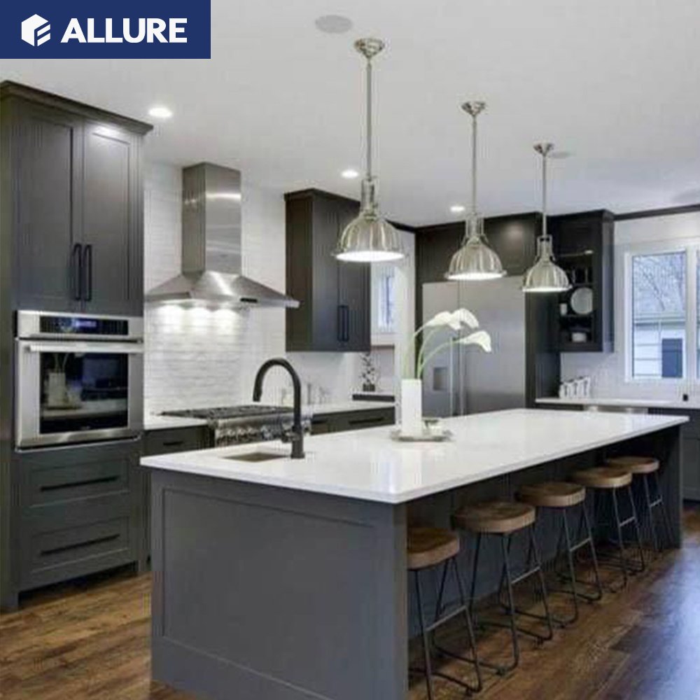 Allure High End Modern Set Luxury Furniture Shaker Style Modern Kitchen Cabinet Design