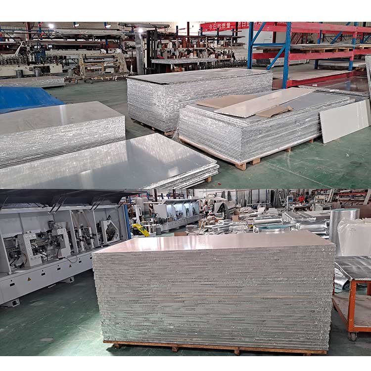 Waterproof Fireproof Wood Finish Extruded Honeycomb Aluminium Board Kitchen Cabinet Outdoor BBQ Cheaper Than Stainless Steel