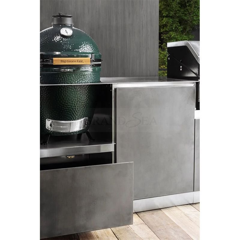 Modern Outdoor Kitchens Cabinet Design Stainless Steel Outdoor Kitchen BBQ Island With Grill