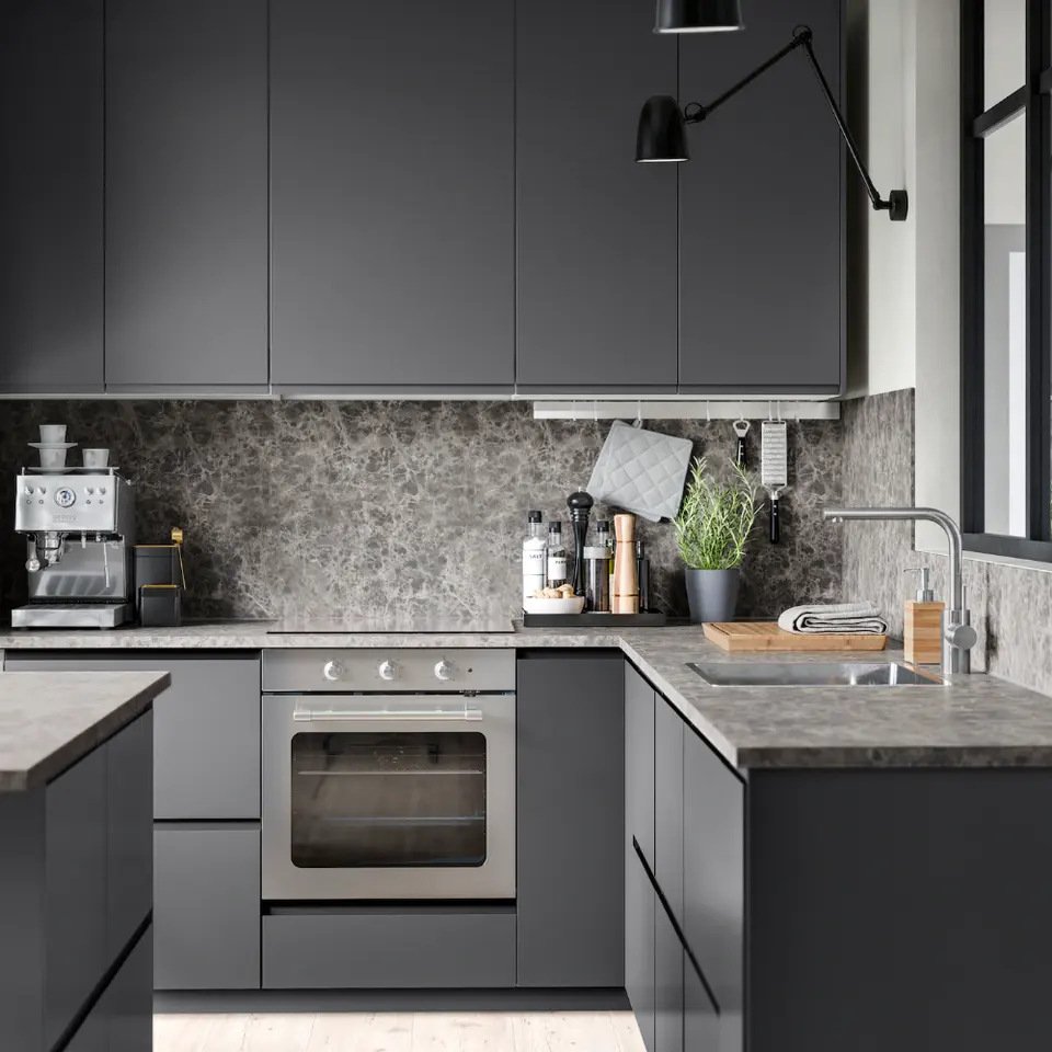 MEGA Factory Custom Complete Full Set White Kichen Cabinets Modern Sets MDF kitchen cabinet armario de cozinha