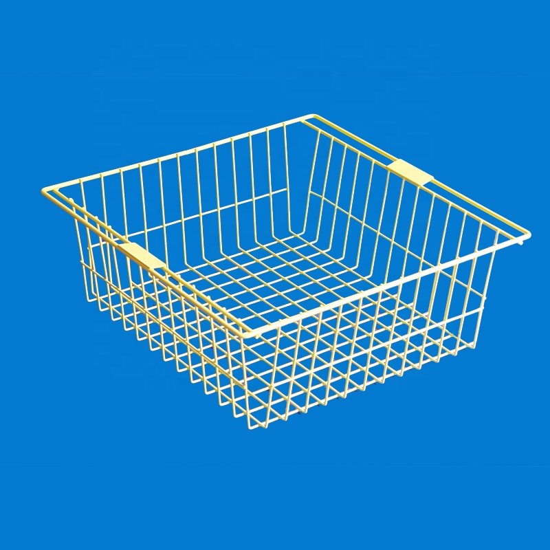 home storage cabinet wire basket drawer sundries organize rack