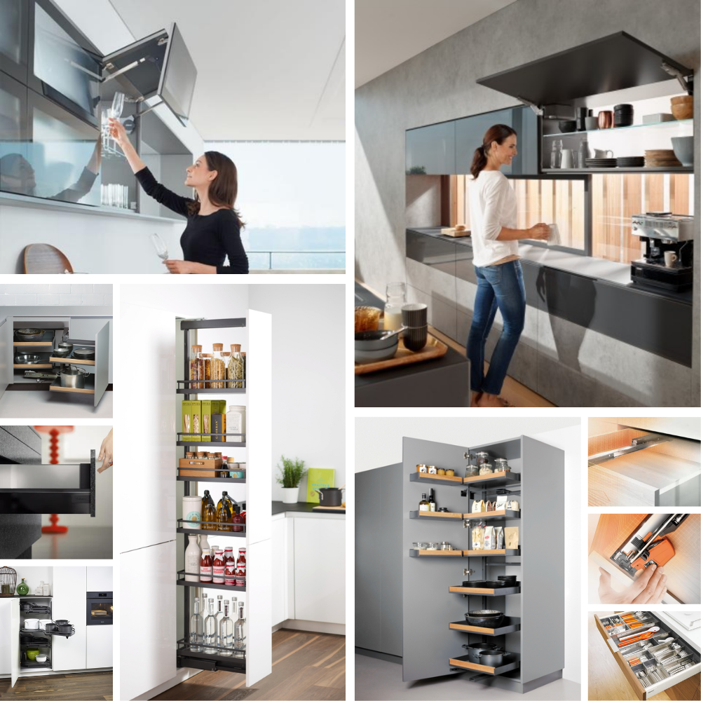 Modern Modular Solid Wood Kitchen Cabinets Furniture Cupboard for Home Kitchen Pantry Drawer Basket Accessories