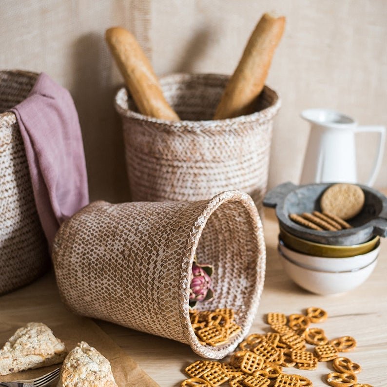 Round Straw Basket