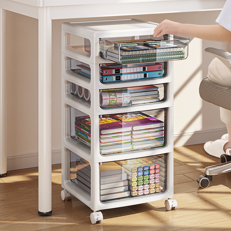 2024 Stackable Storage Bins with Drawers and Lids Plastic Closet Craft Organizers and Storage Baskets