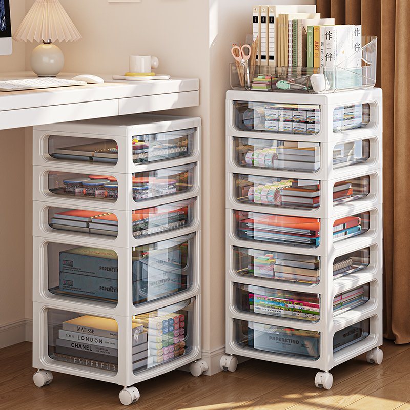 2024 Stackable Storage Bins with Drawers and Lids Plastic Closet Craft Organizers and Storage Baskets