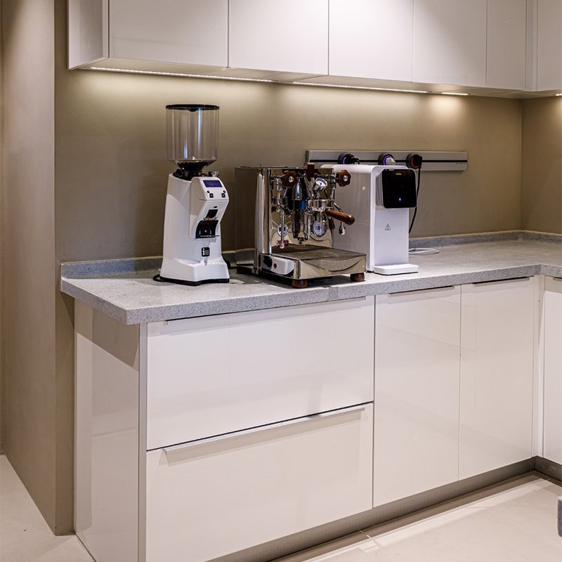 Modern style european double sink island cabinets kitchen furniture lacquer plywood kitchen cabinet kitchen vanity