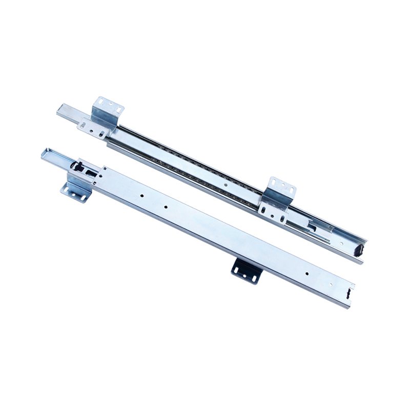Full Extension Pull-Out Wire Drawers Bottom Mount Ball Bearing Iron Drawer Slide Rail-Furniture Accessories Cabinets Steel Metal