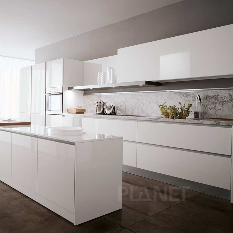 Hot Sale Pantry Furniture Wood Wall Cabinet MDF Melamine Cupboard Kitchen Units Set Furniture Cabinet