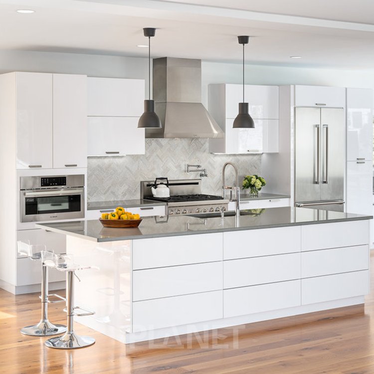 Hot Sale Pantry Furniture Wood Wall Cabinet MDF Melamine Cupboard Kitchen Units Set Furniture Cabinet