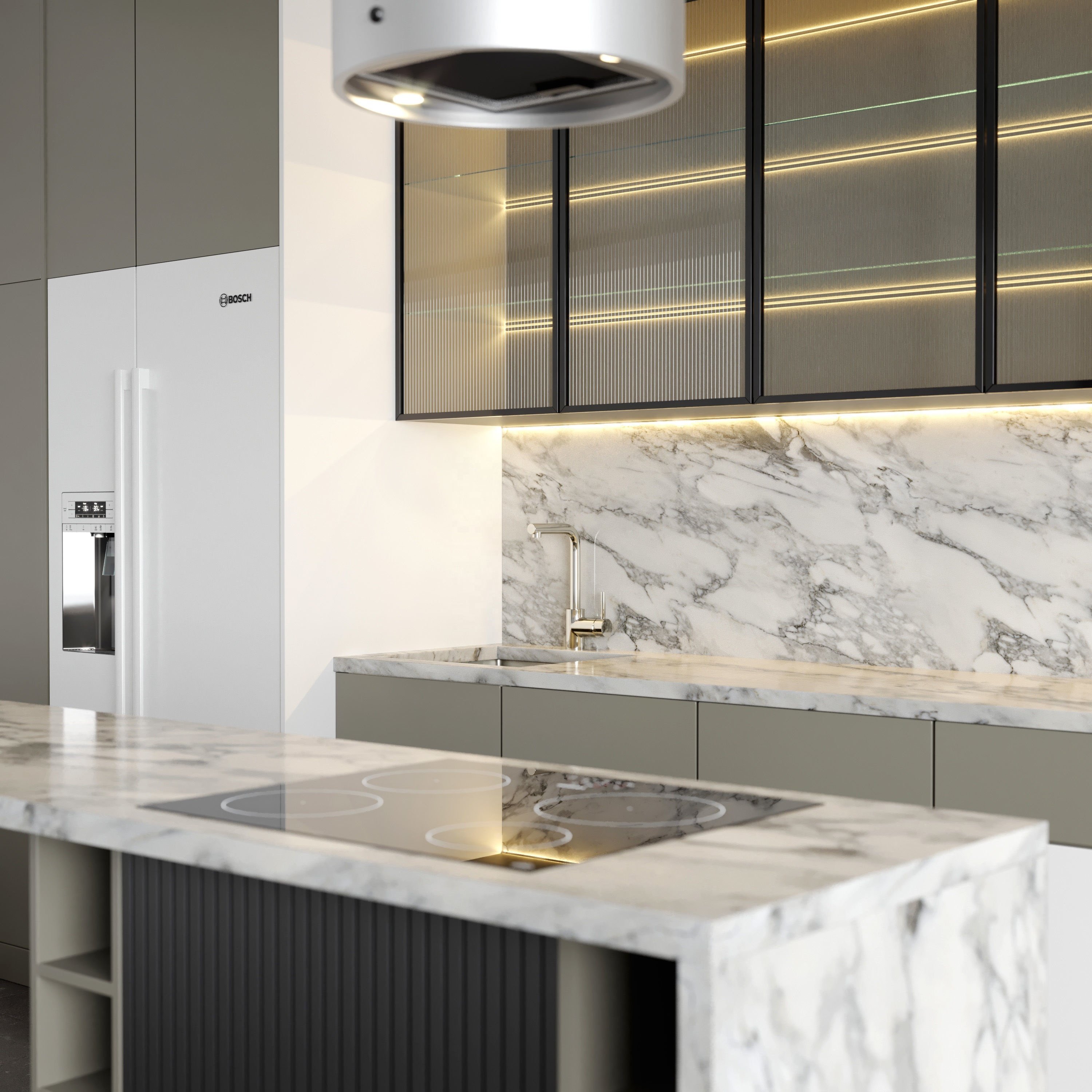 PA storage pantry cabinets lacquer painting modern glass designs kitchen cupboards