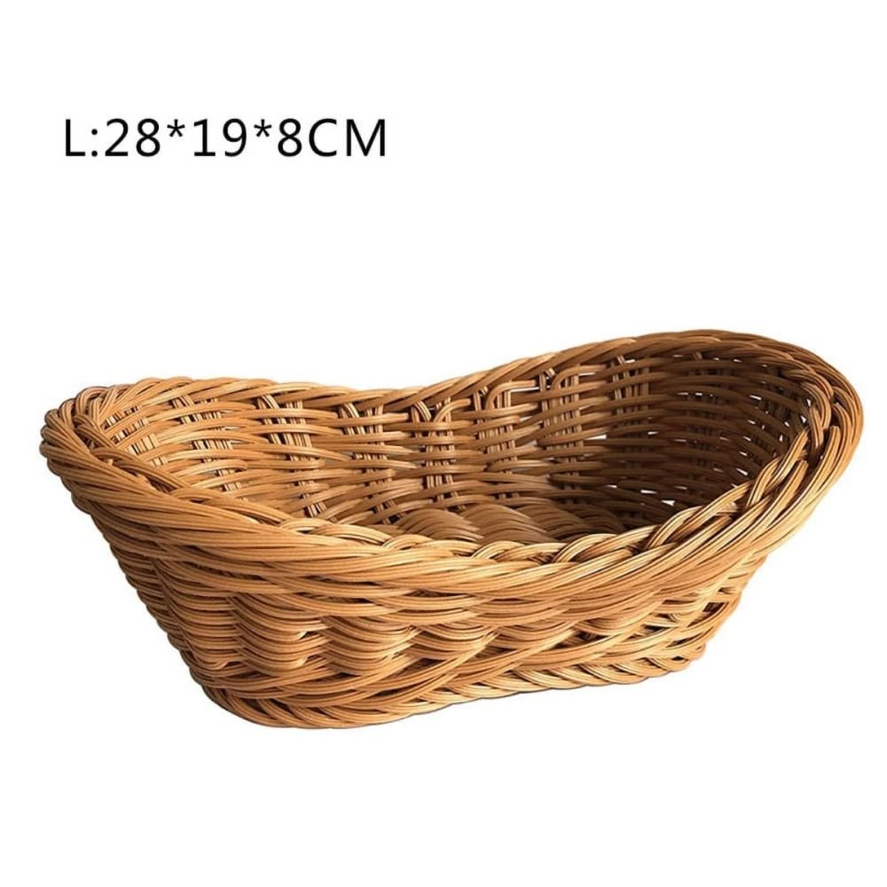 Small Recycled Paper Rope Storage Basket Container Wicker Organizing Bins Decorative Square Design Bathroom Cupboards Drawer