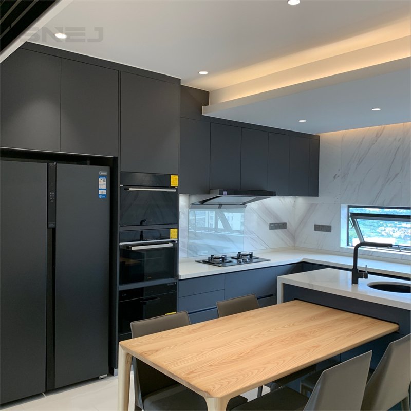 Low Price Kitchen Cabinet Natural White Kitchen For Bathroom Modern Style High Quality Cabinets Kitchen With Sink
