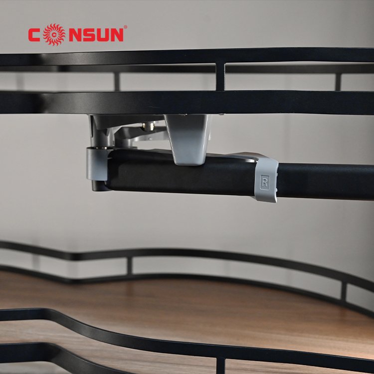 Cabinet Accessories drawer shelf revolving saucer S Corner Storage Basket System revolving Kitchen Cabinet Basket