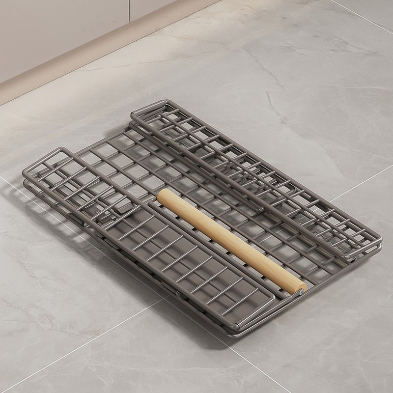 Manufacturer Wholesale Foldable Drawer Shelf Kitchen Cabinet Organizer Basket Pull-Out Storage Rack