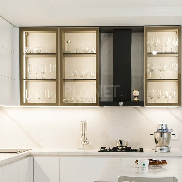 The latest modern design in 2024 cheap kitchen cabinet modern designs modular kitchen cabinets made in china