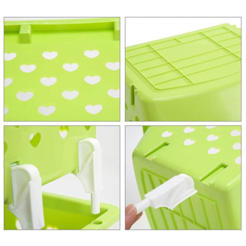 Modern 2pcs Golden Kitchen Plastic Hamper Basket Best Welcome Fashion Storage Accessories for Bathroom and Wardrobe