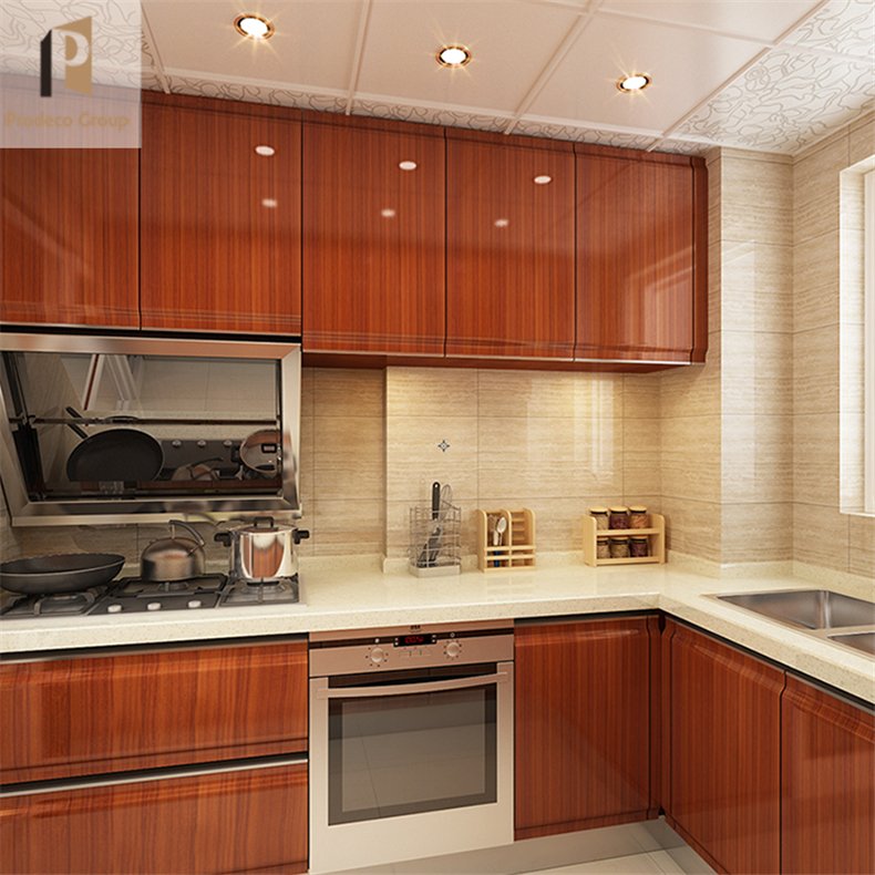 Wooden Kitchen Wall Hanging Cabinet Modern Solid Wood Kitchen Cabinet Joinery