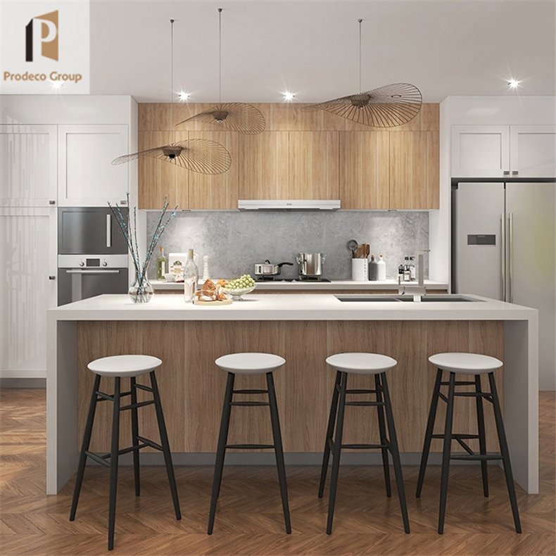 Wooden Kitchen Wall Hanging Cabinet Modern Solid Wood Kitchen Cabinet Joinery