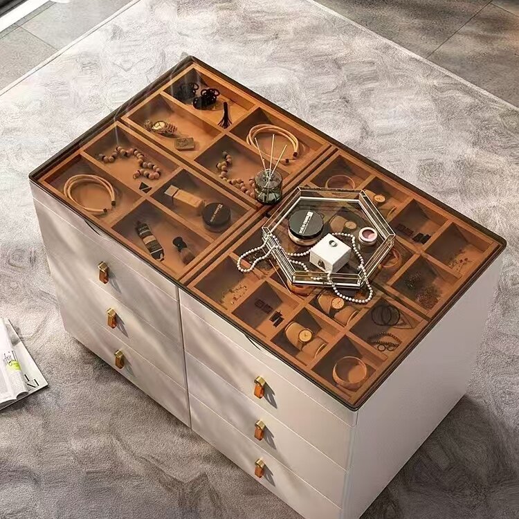 Minimally Designed Double-Sided Storage Cabinet Multifunctional Island Table Bedroom Living Room Furniture Wardrobes Home Use