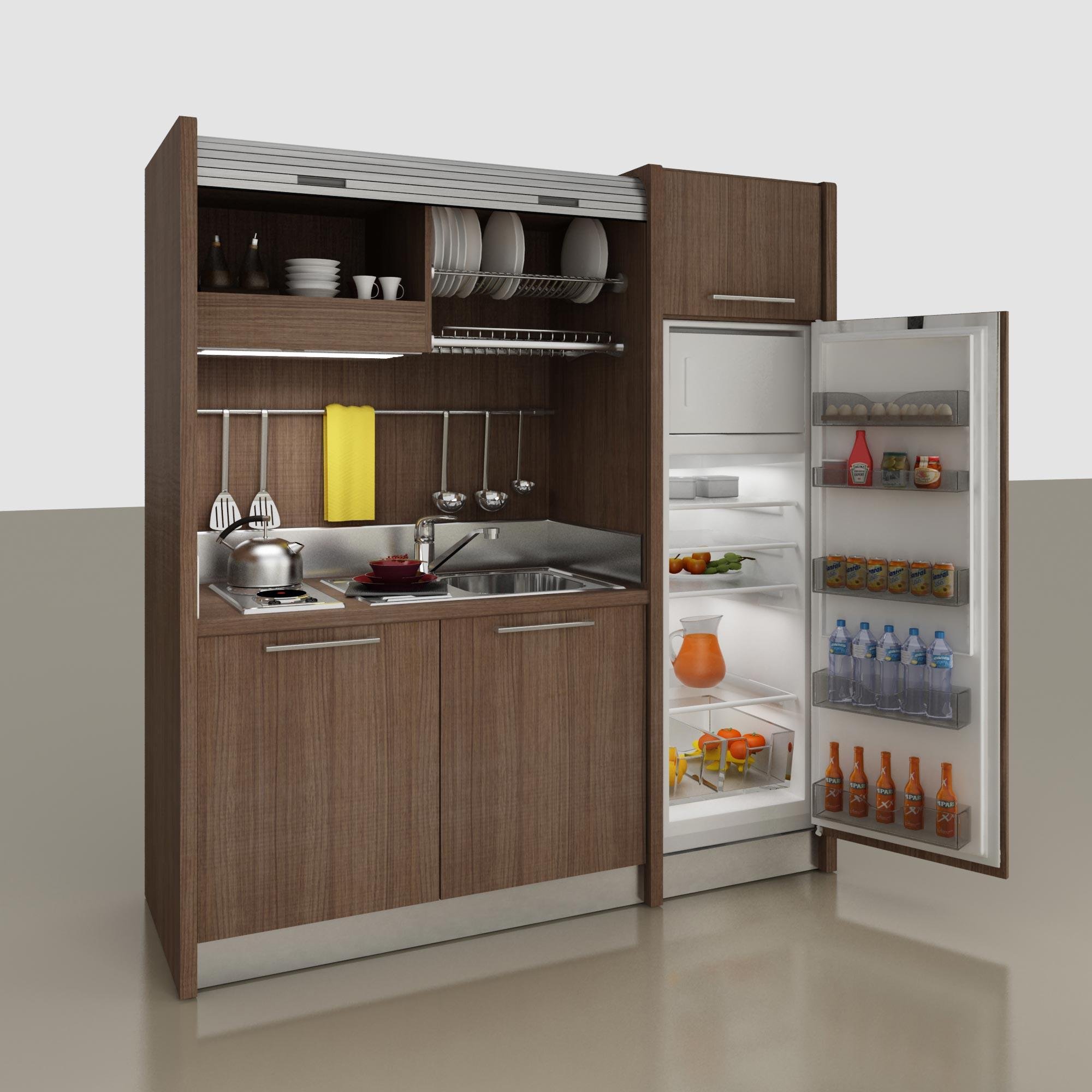 Hotel Furniture Mini Refrigerator Cabinet Hotel Mini Bars Cabinet with Sink