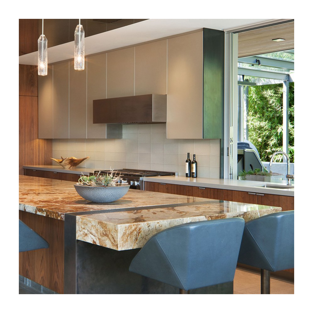 Prima Housing High Level Good High Gloss Lacquer Kitchen Cabinet Doors Modular Kitchen Cabinet With Island