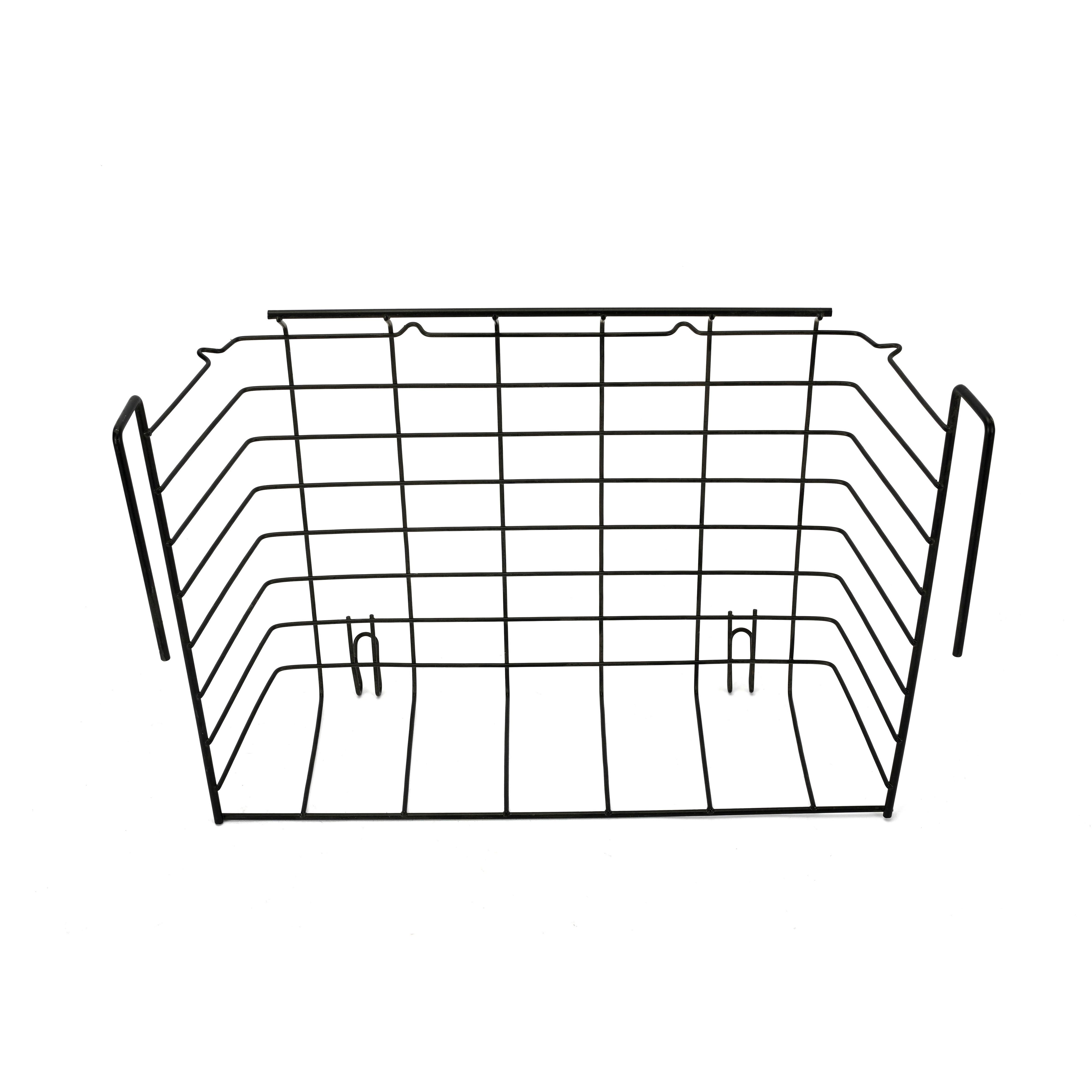 Modern Style Hanging Wire Basket Organizer For Kitchen Wardrobe