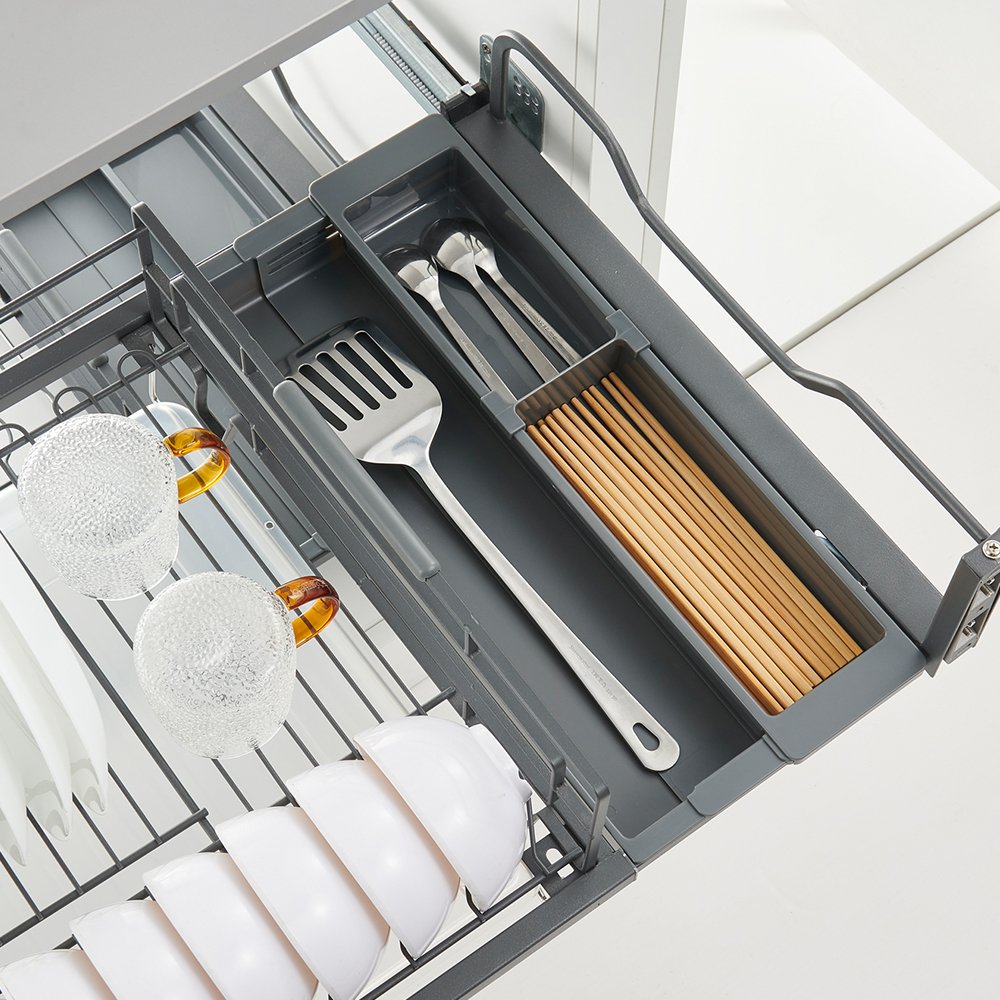 Mesh Kitchen Vegetable Storage Stainless Steel Drawer Pull Out Basket