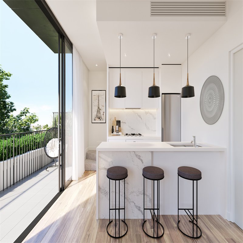 YALIG luxury elegant kitchen cabinets solid wood popular furniture modular kitchen cabinet