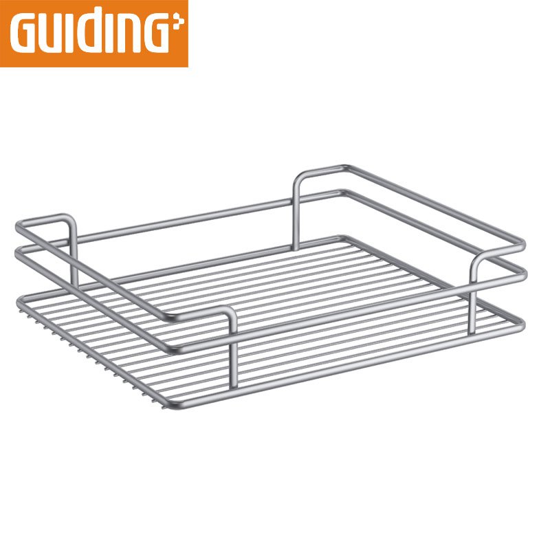 Soft closing Kitchen Cabinet Organizers Nano Sliding Wire Shelves 2-Tier Magic Corner for Kitchen Corner