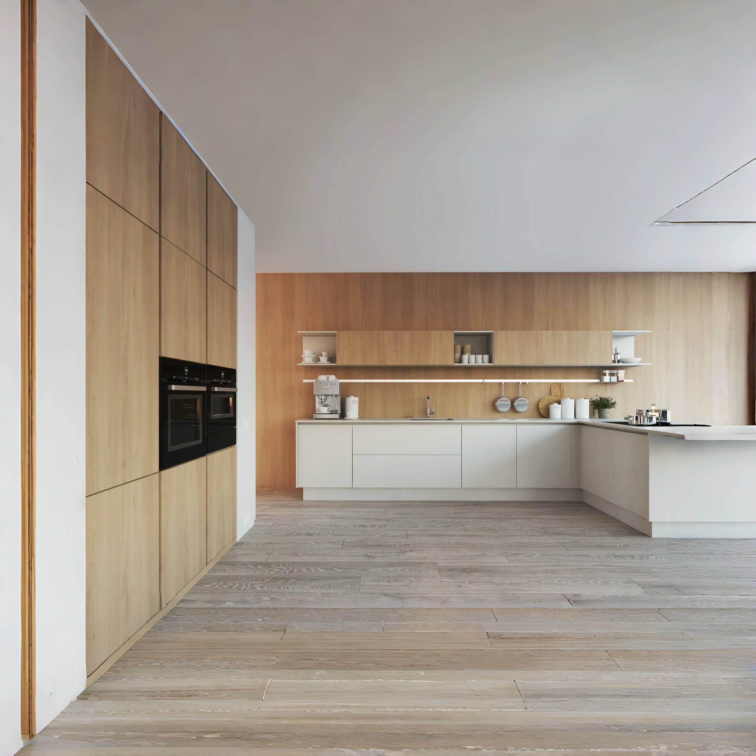 Affordable Kitchen Cabinets Modern Wall Mounted Kitchen Cabinets Set L Shape Wooden Modular Kitchen Cabinets