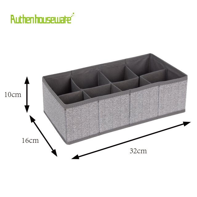 Foldable Drawer Organizers Storage Boxes Closet Dresser Drawer Organizer Dividers Fabric Containers Basket Bins for Underwear