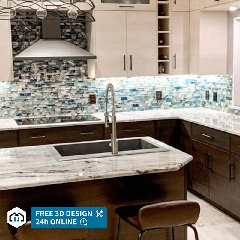 Solid Wood Color traditional Country Kitchen Cabinets