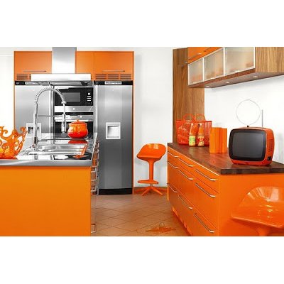Contemporary Curved Shaped Ready to Assemble Lacquer Kitchen Cabinets with Island