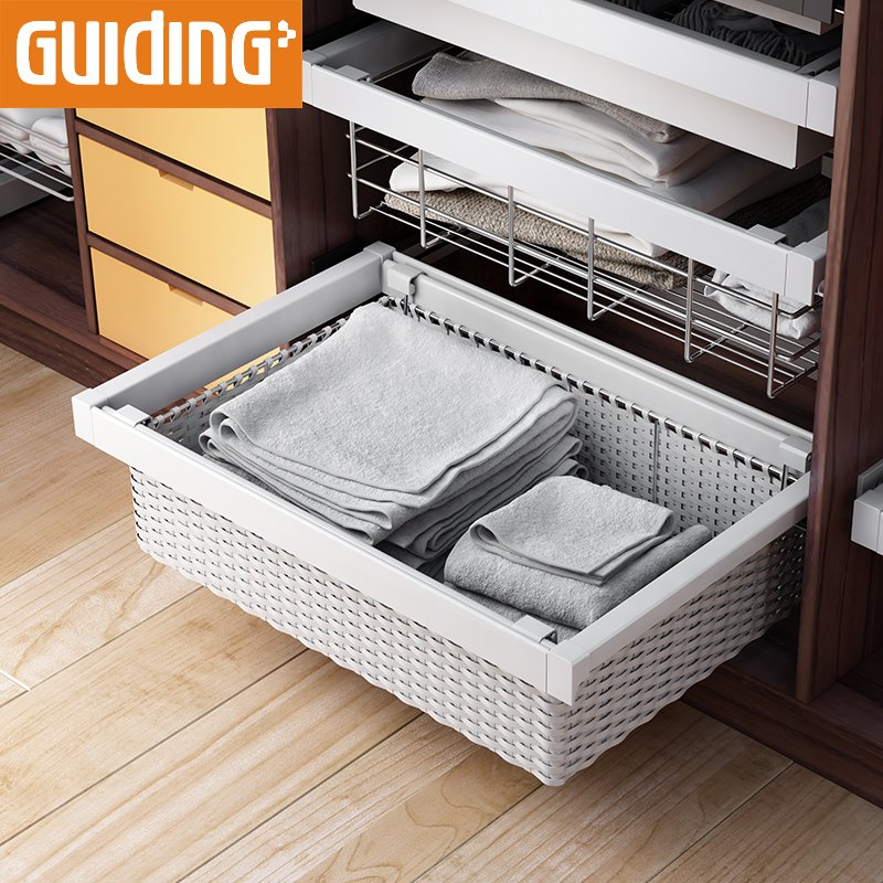 SV06 closet rattan basket wardrobe rattan basket For Closet Box Pants Rack Drawer