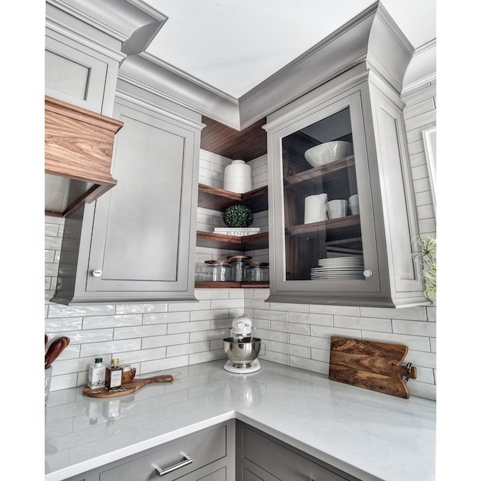 2024 Hangzhou Vermont American Classic Wooden Design Kitchen Cabinet Gray Custom Cabinetry Kitchen