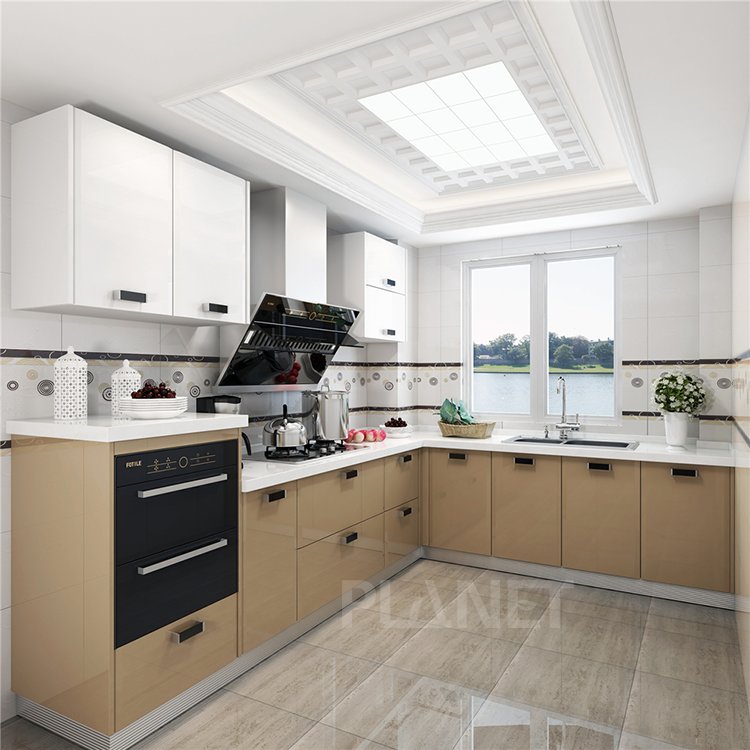 Kitchen Cabinet Set Fitted Unit Storage Base Wall Modern Doors High Gloss Kitchen island