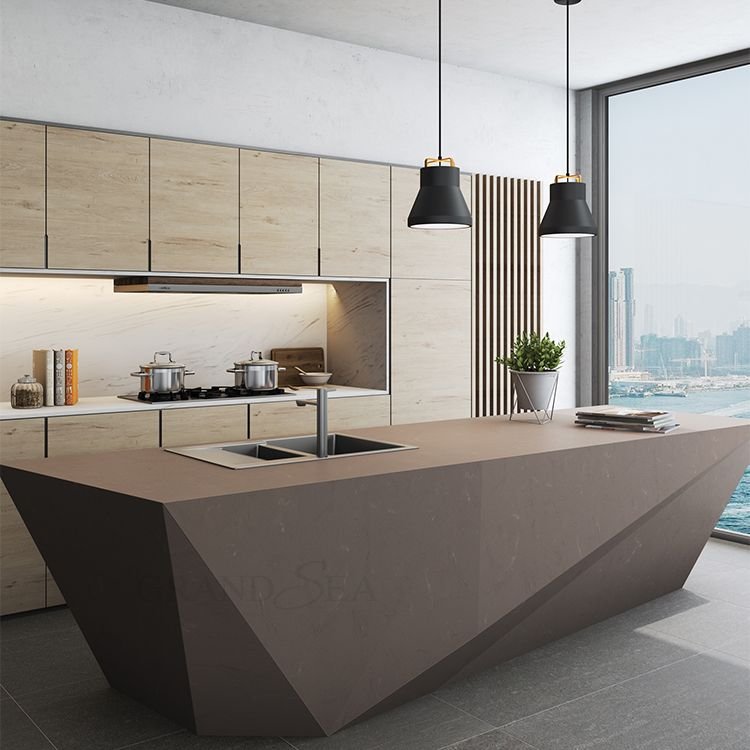 Cuisine complete kitchen solid wood design modern kitchen cabinet made in china