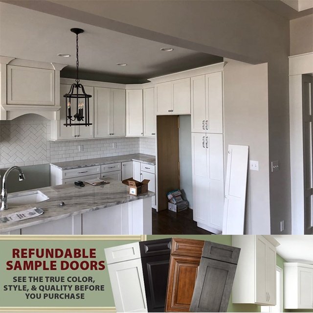 Kitchen Cabinets & Accessories White Raised Panel Door American Classic Wholesale Kitchen Cabinets Manufacturers