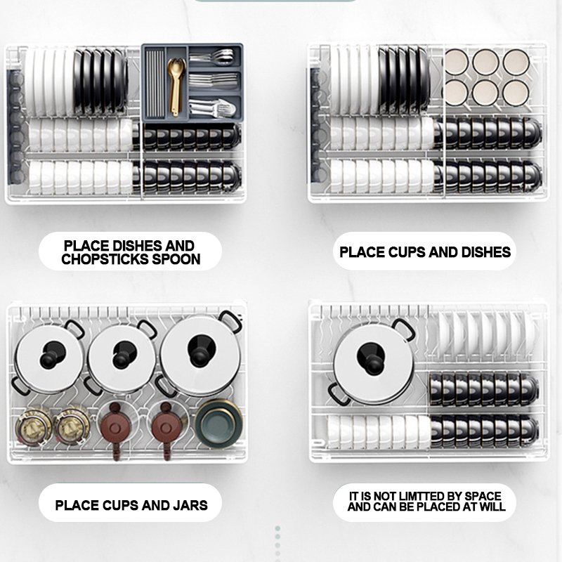Wardrobe Hardware Accessories Slide Pull Out Metal Wire Cabinet Drawer Basket Monster Pull Basket Pull-Out Dish Drawer Tray