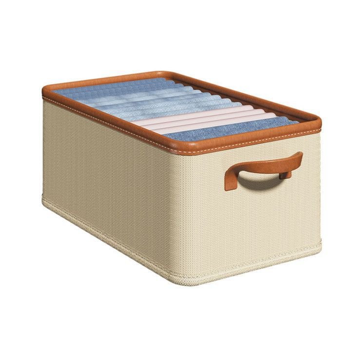 Household clothes organizer foldable storage box&bin wardrobe drawer organizer for clothes jeans closet storage