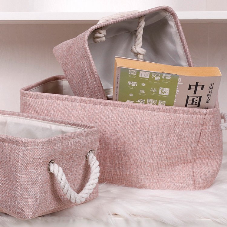 Wholesale Custom Logo Non Woven Drawer Organizer Box Foldable Cube Storage Bin Basket for Clothes Toy