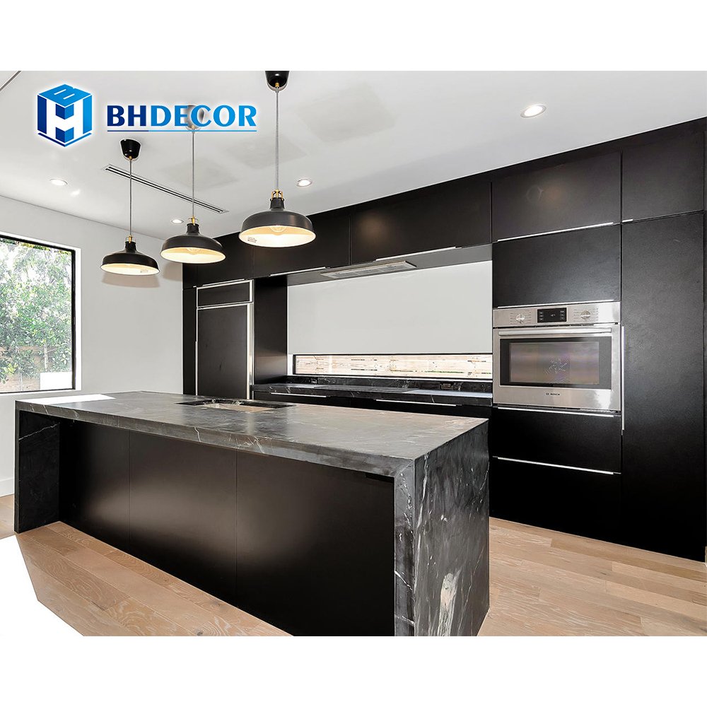 Kitchen Cupboards Full Hidden North America American Fitted All Wood Modern Kitchen Cabinets With Sink And Cooker Space Legs