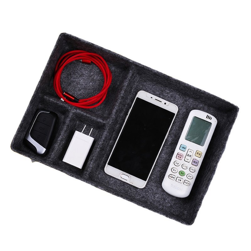 Wholesale Classic Design Multifunctional Sundries Felt Storage Box Basket Living Room Organizer Drawer