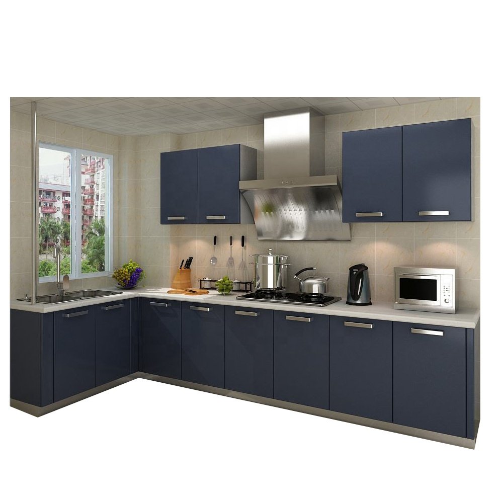MAG luxury compact laminate Water-Proof and Abrasion-Resistance Modern Custom Commerical Shaker Solid Wood Design Kitchen