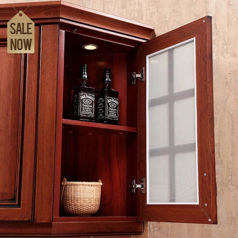 Listo Para Ensamblar Yan Tai Kitchen Todos Los Modernos Melamina Arce Gris Madera En Linea Gabinetes De Cocina