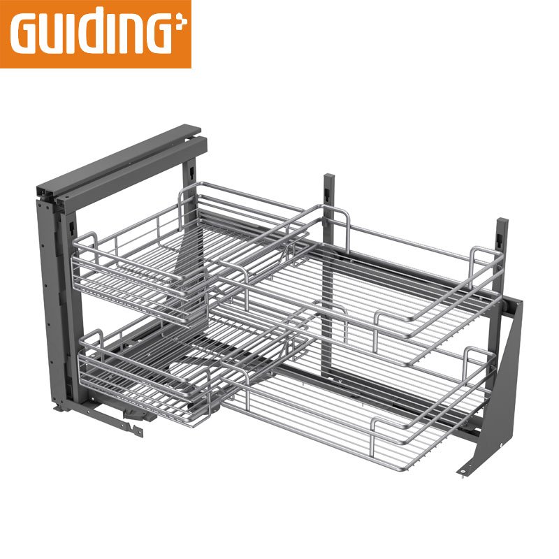 Blind Corner Kitchen Cabinet Organizers Nano Magic Corner Sliding Wire Shelves Kitchen reception For Kitchen Corner