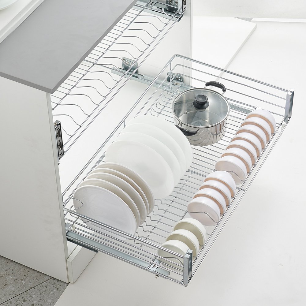 Modern Stainless Steel Cabinets High Quality Kitchen Wire Baskets