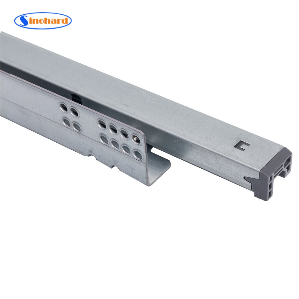 SINOHARD 15 inch Full Extension deep undermount wire basket Soft Close Drawer Slide